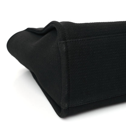 Chanel Mixed Fibers Small Deauville Tote Black 10 of 12