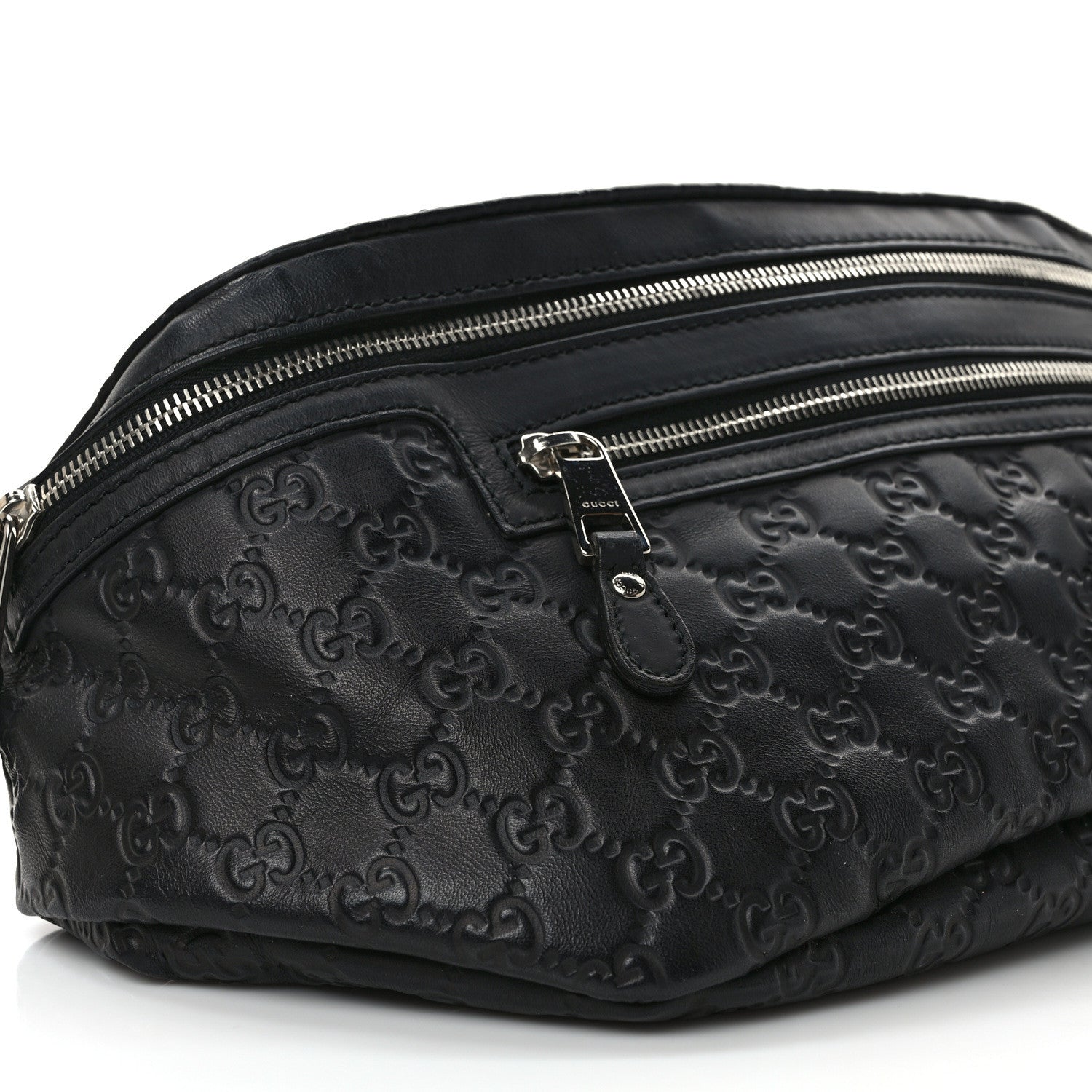 Gucci Guccissima Web Belt Bag Black 8 of 9