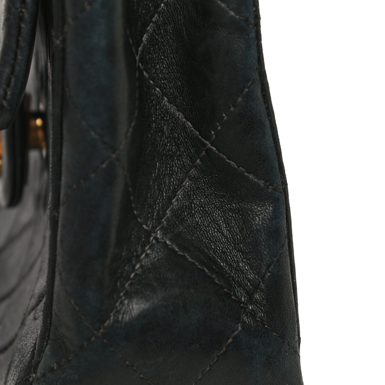 Chanel Lambskin Quilted Mini Square Flap Bag Black 35 of 35