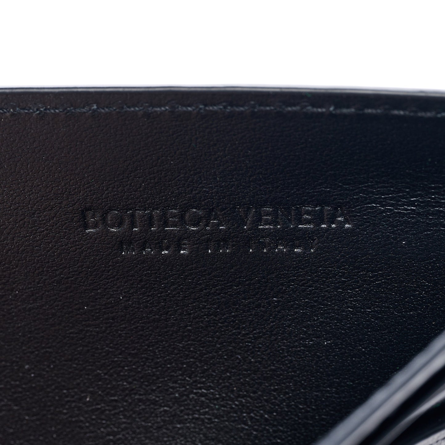 Nappa Intrecciato VN Card Case Black