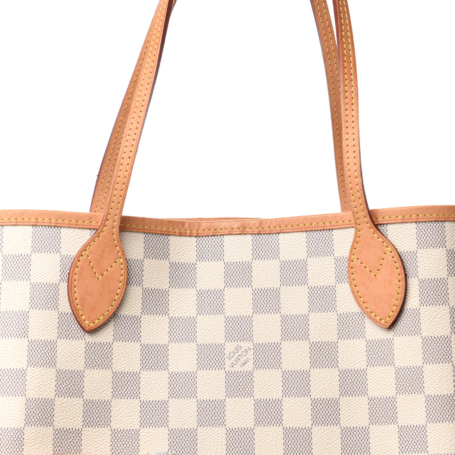 Louis Vuitton Damier Azur Neo Neverfull MM Rose Ballerine 11 of 12