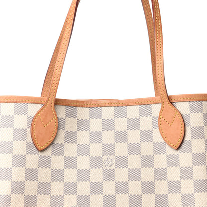 Louis Vuitton Damier Azur Neo Neverfull MM Rose Ballerine 11 of 12