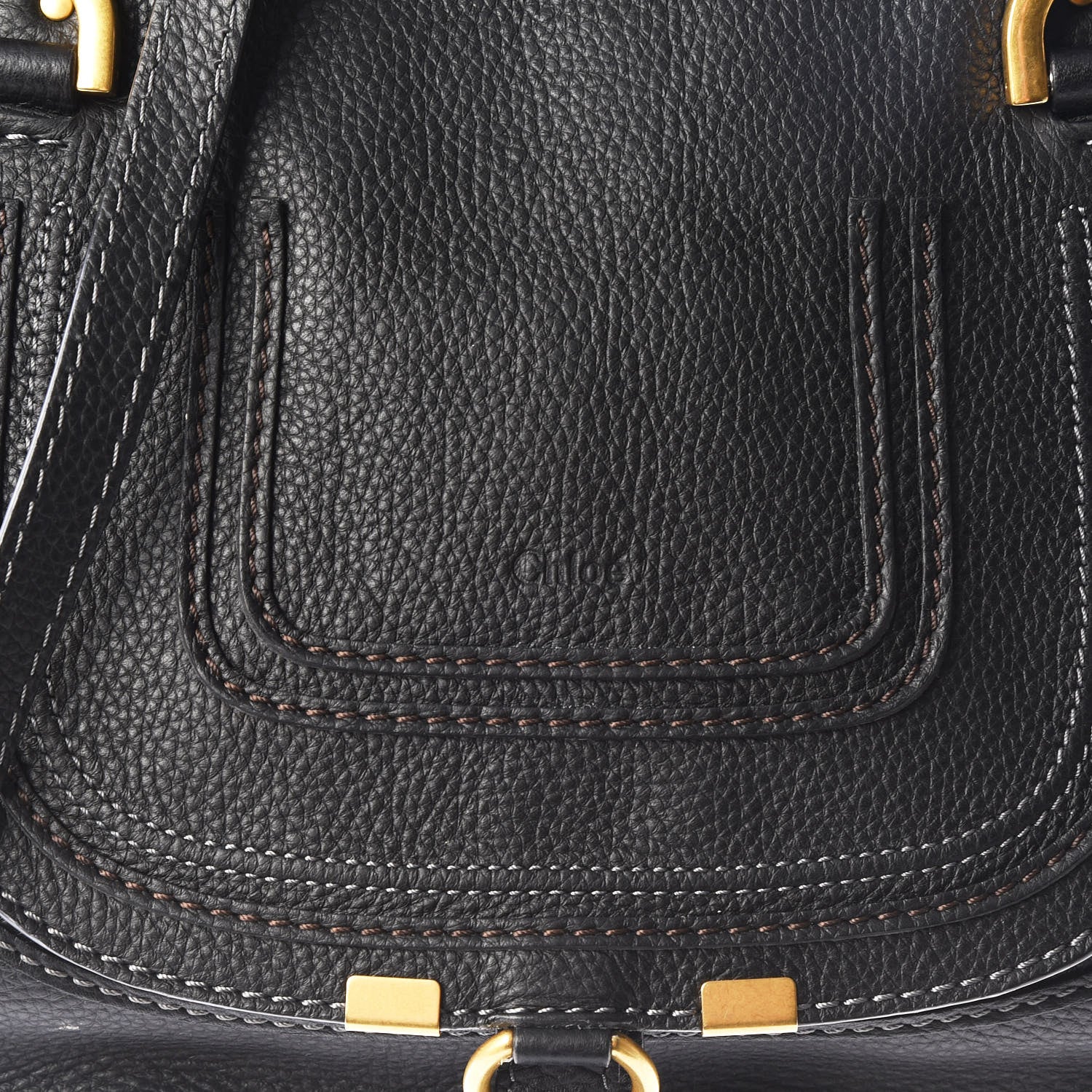 Chloe Calfskin Small Marcie Satchel Black 11 of 11