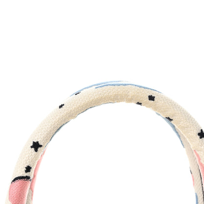 Christian Dior Canvas Embroidered Ciel De Reve Small Book Tote Latte Multicolor 14 of 15