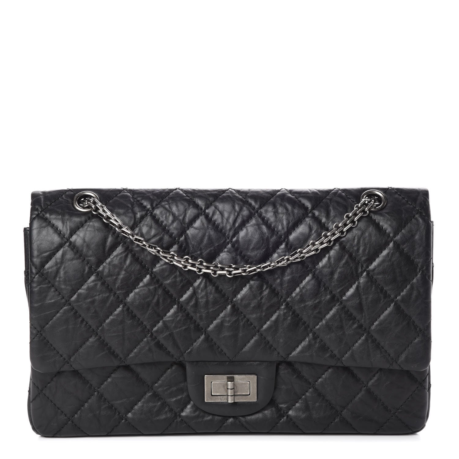 Chanel Aged Calfskin Quilted 2.55 Reissue 227 Flap Black 1 of 10