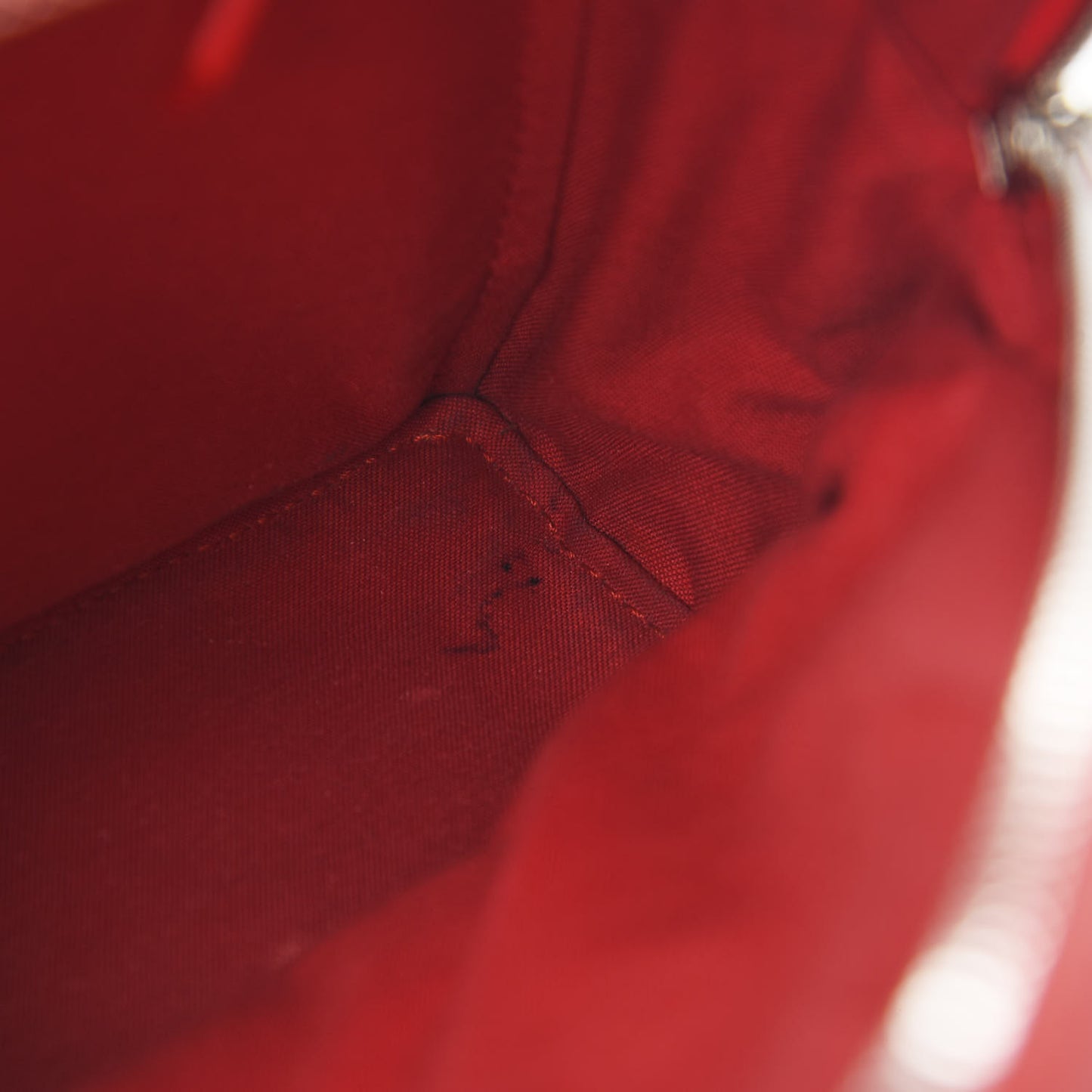 Shiny Nappa Trapuntata Mini Backpack Papavero