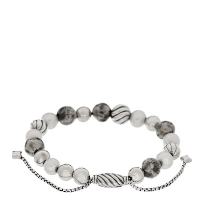 David Yurman Sterling Silver Cultured Pearl 8mm Spiritual Bead Bracelet 3 of 6