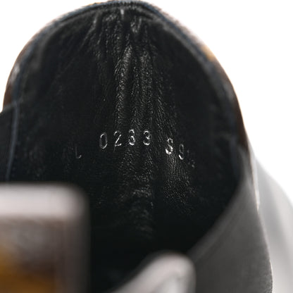 Louis Vuitton Calfskin Monogram Beaubourg Ankle Boots 39.5 Black 8 of 10