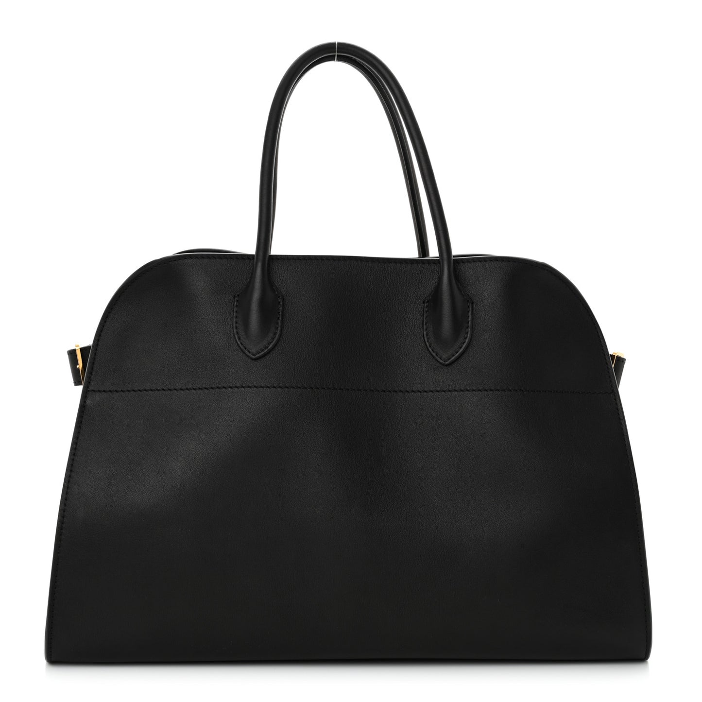 Polished Saddle Calfskin Soft Margaux 15 Black
