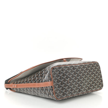 Goyard Goyardine Capetien Messenger Bag Black Gold 4 of 9