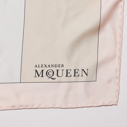 Alexander McQueen Silk Psychedelic Print Scarf 90 Multicolor 3 of 4