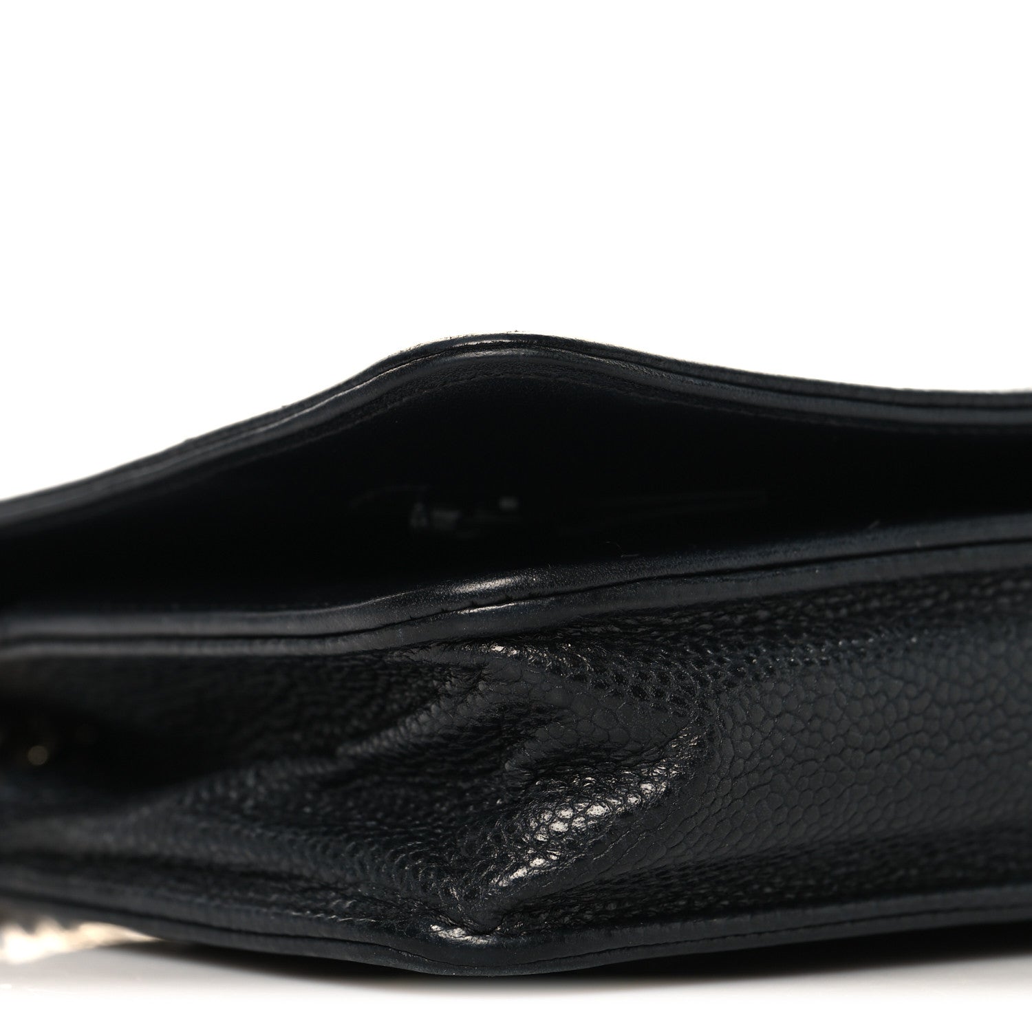 Chanel Caviar Quilted Boy Wallet On Chain WOC Black 10 of 13