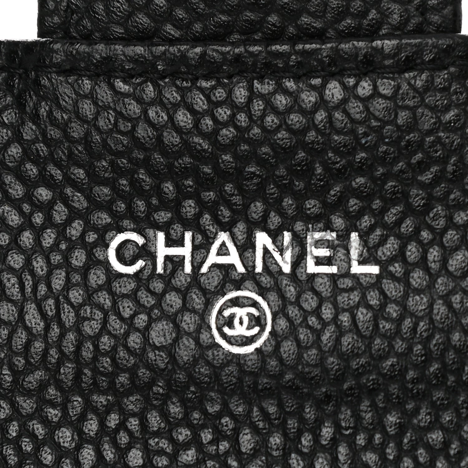 Chanel Caviar Quilted Flap Card Holder Wallet Black 7 of 9