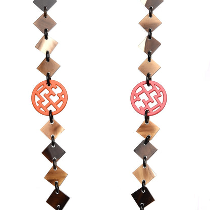 Hermes Buffalo Horn Lacquer Deva Necklace 4 of 4