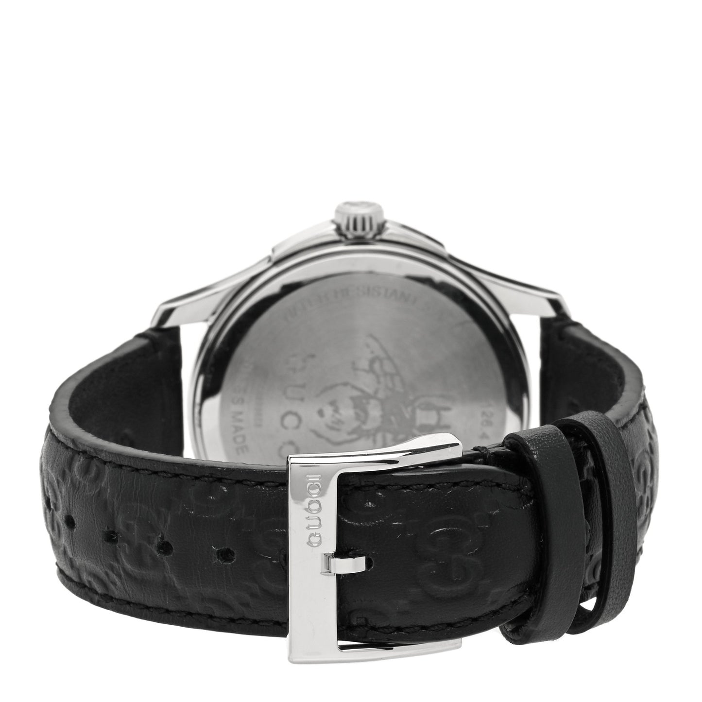Stainless Steel Calfskin 38mm G-Timeless Quartz Watch Black