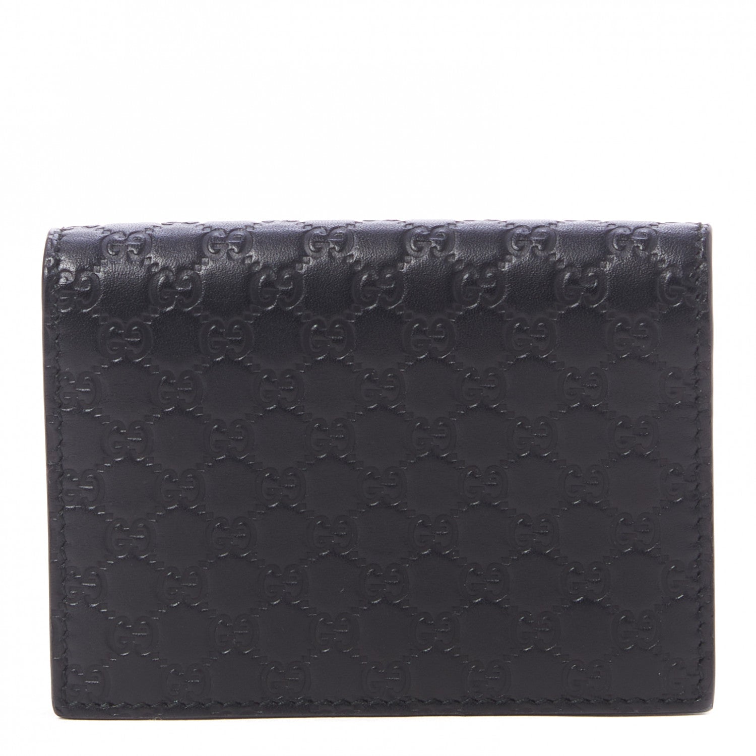 Gucci Microguccissima Card Case Wallet Black 1 of 8