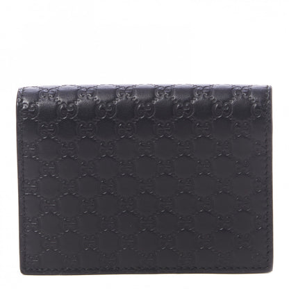 Gucci Microguccissima Card Case Wallet Black 1 of 8