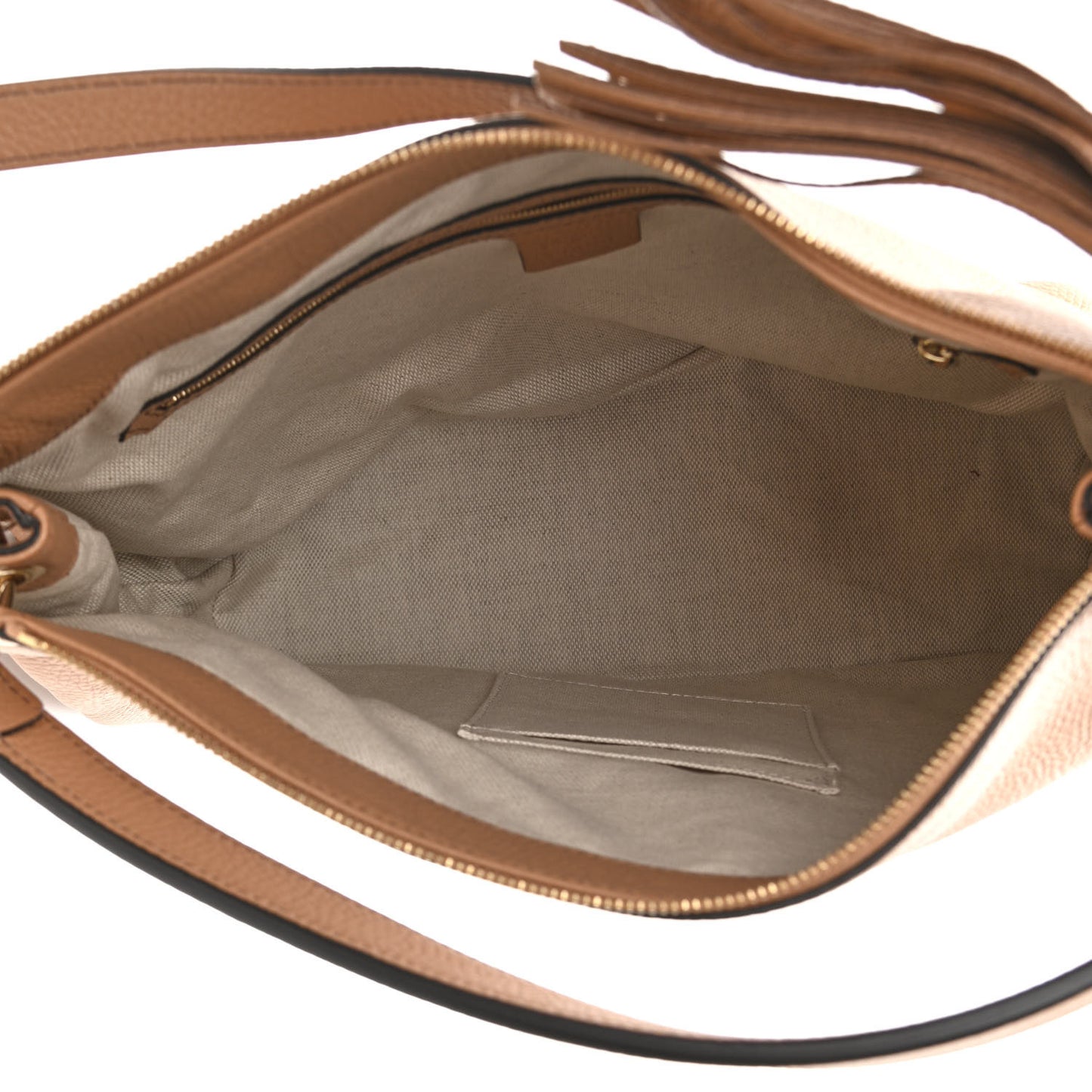 Pebbled Calfskin Large Soho Hobo Camelia
