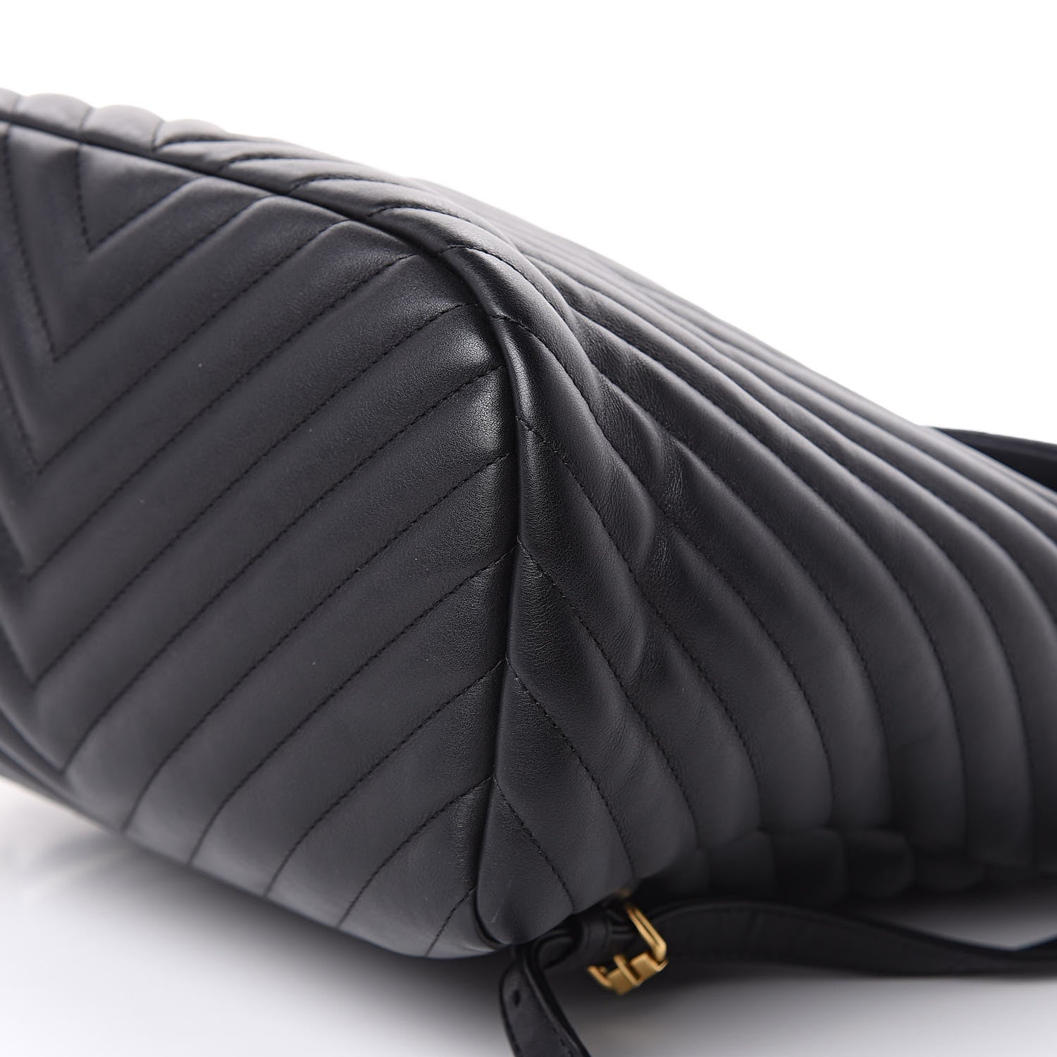 Chanel Calfskin Chevron Quilted Large Urban Spirit Backpack Black 9 of 11