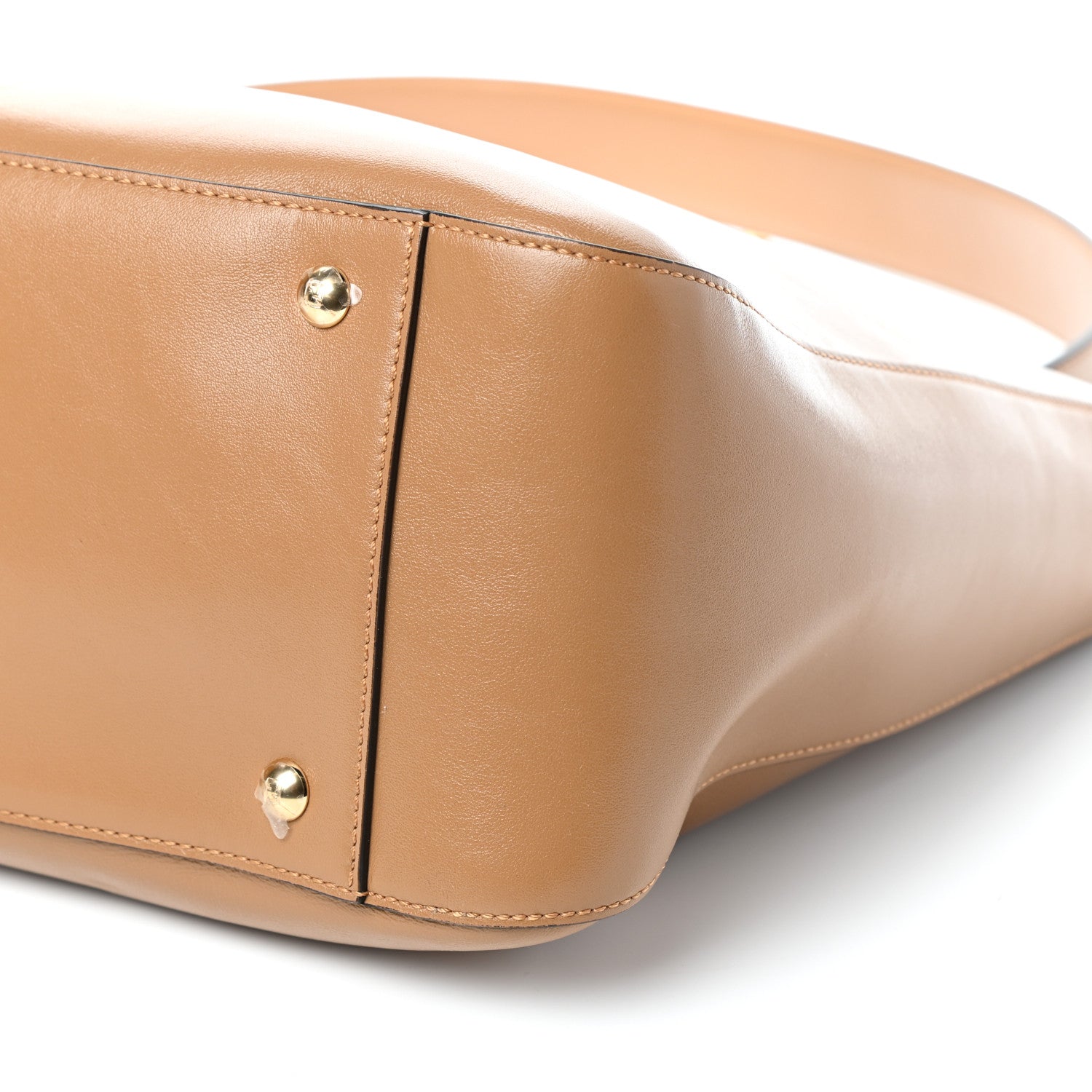 Fendi Vitello Glacier Medium FF Tote Nocciola 9 of 9