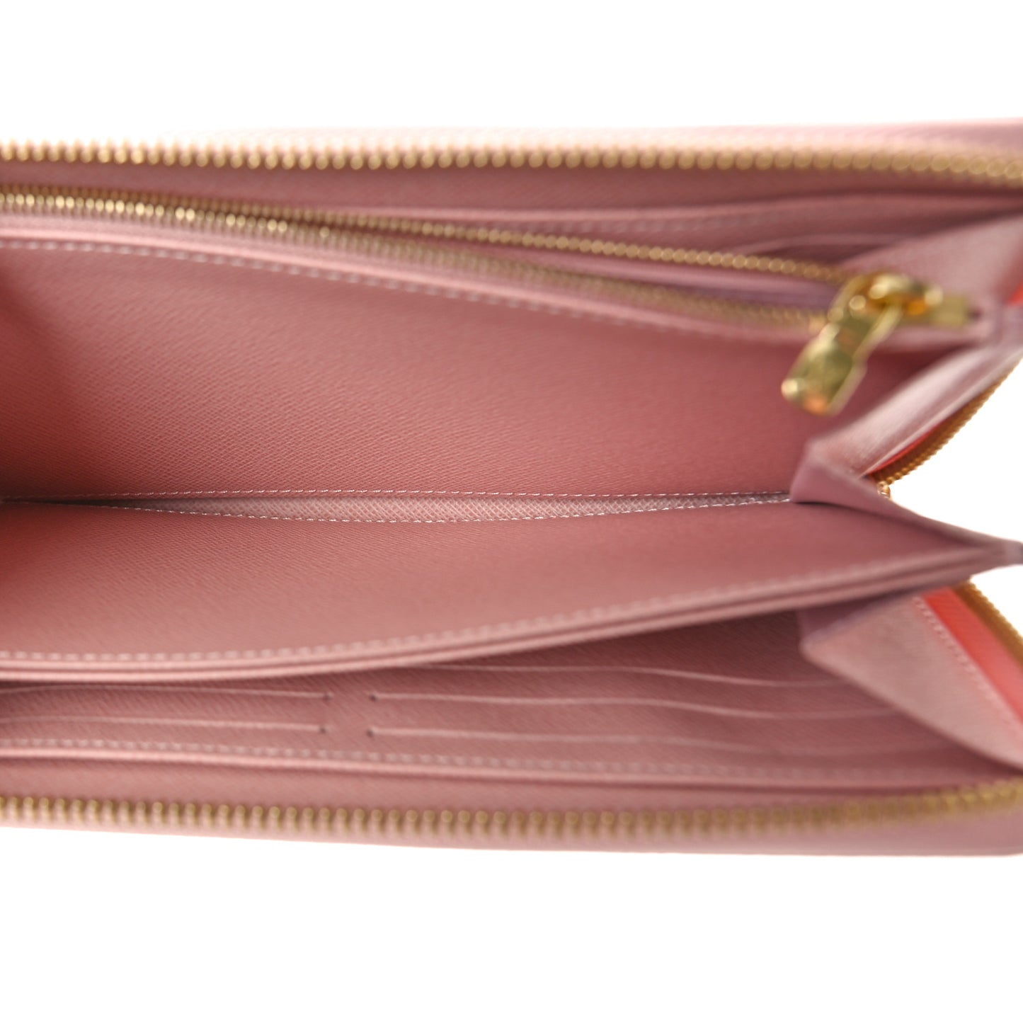 Damier Azur Zippy Wallet Rose Ballerine