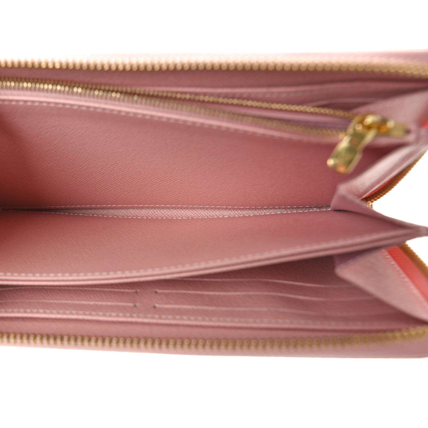 Louis Vuitton Damier Azur Zippy Wallet Rose Ballerine 5 of 7