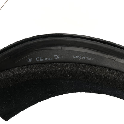 Christian Dior Mirrored DiorClub1 Sun Visor Black 8 of 9