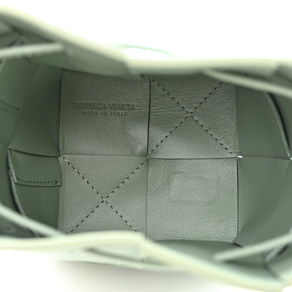 Bottega Veneta Nappa Maxi Intrecciato Mini Cassette Bucket Bag New Sauge 5 of 10