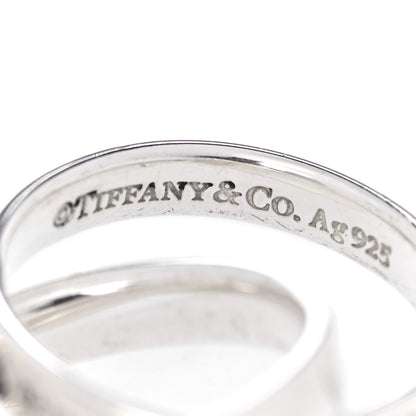 Tiffany Sterling Silver 1837 Interlocking Ring 49 5 4 of 5