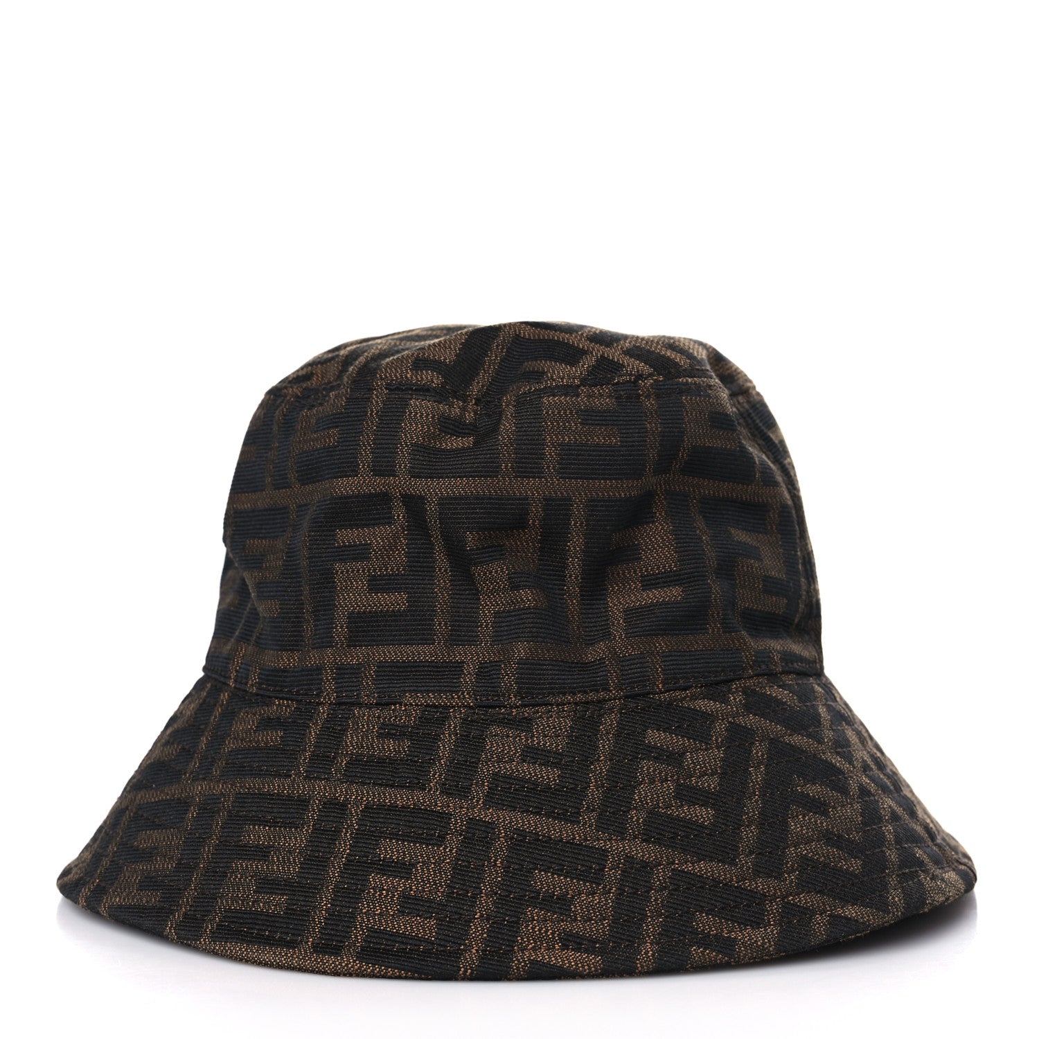 Fendi Zucca FF Bucket Hat Tobacco 1 of 6