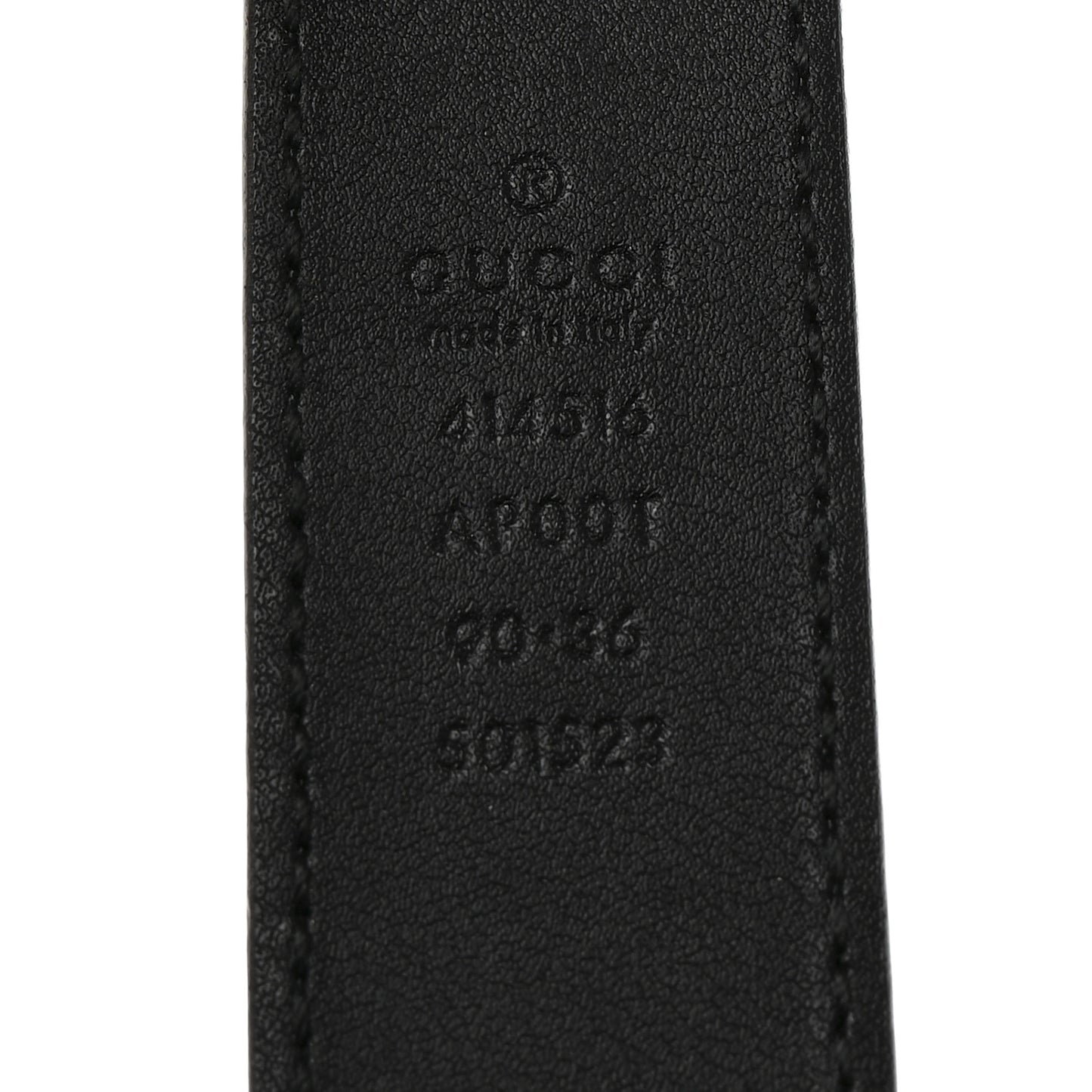 Calfskin Double G 30mm Belt 90 36 Black