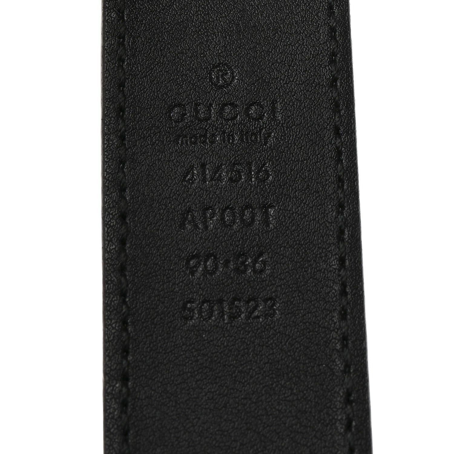 Gucci Calfskin Double G 30mm Belt 90 36 Black 5 of 5