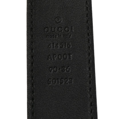 Gucci Calfskin Double G 30mm Belt 90 36 Black 5 of 5