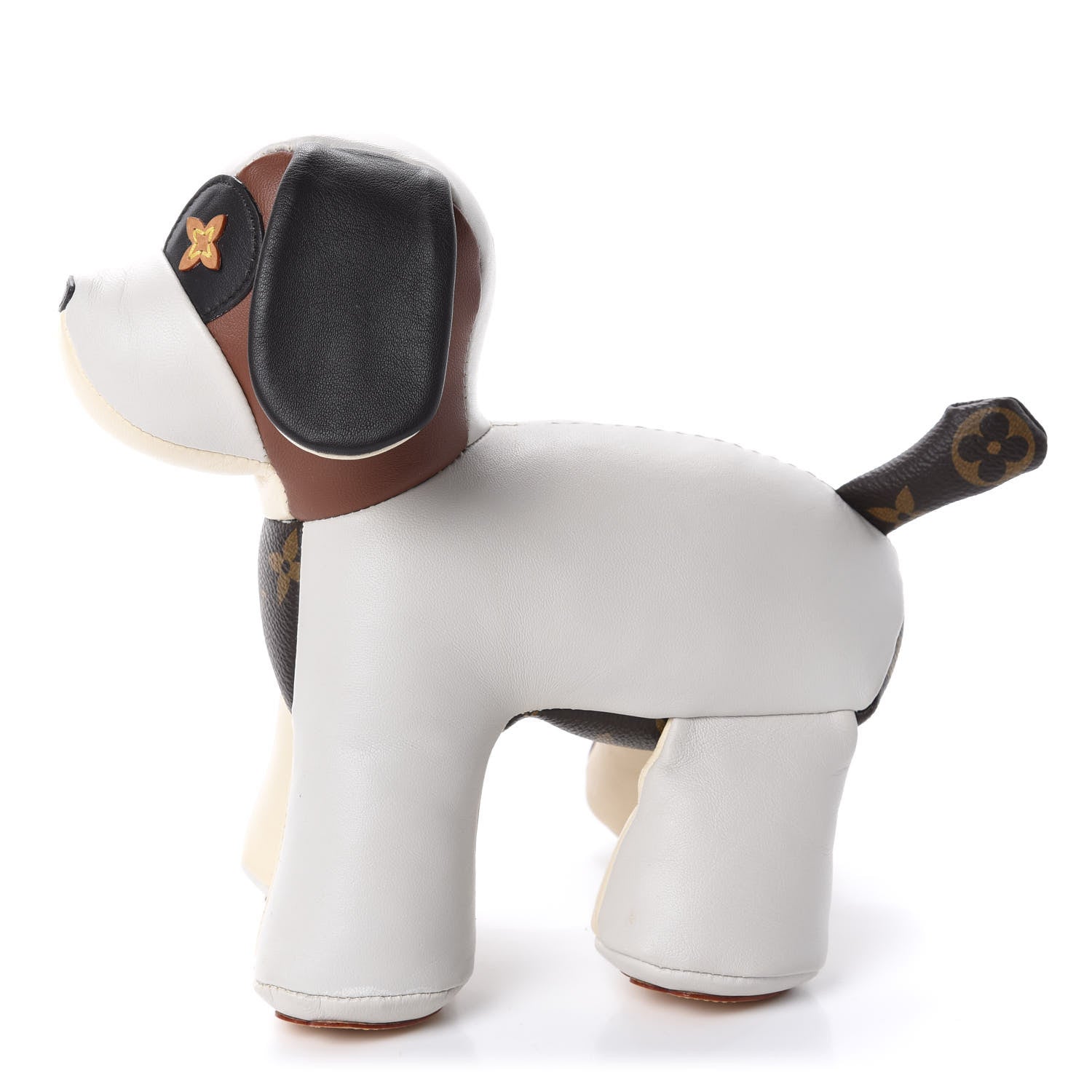 Louis Vuitton Calfskin Monogram Doudou Oscar Dog Beige 3 of 8