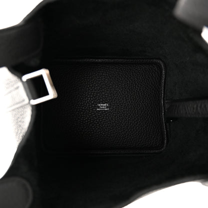 Hermes Taurillon Clemence Picotin Lock 18 PM Black 4 of 9