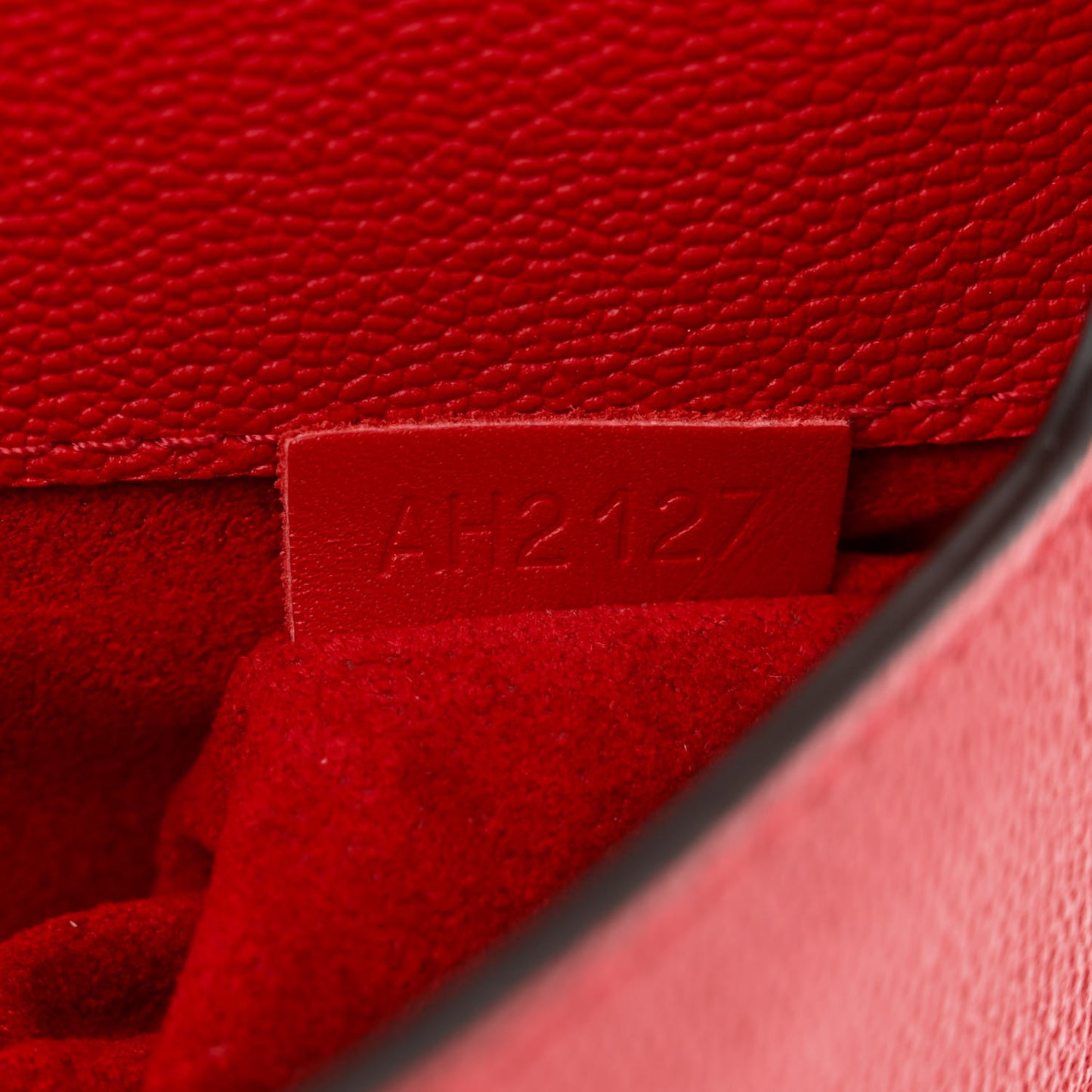 Monogram Cuir Plume Ecume Very Chain Bag Rouge Rubis