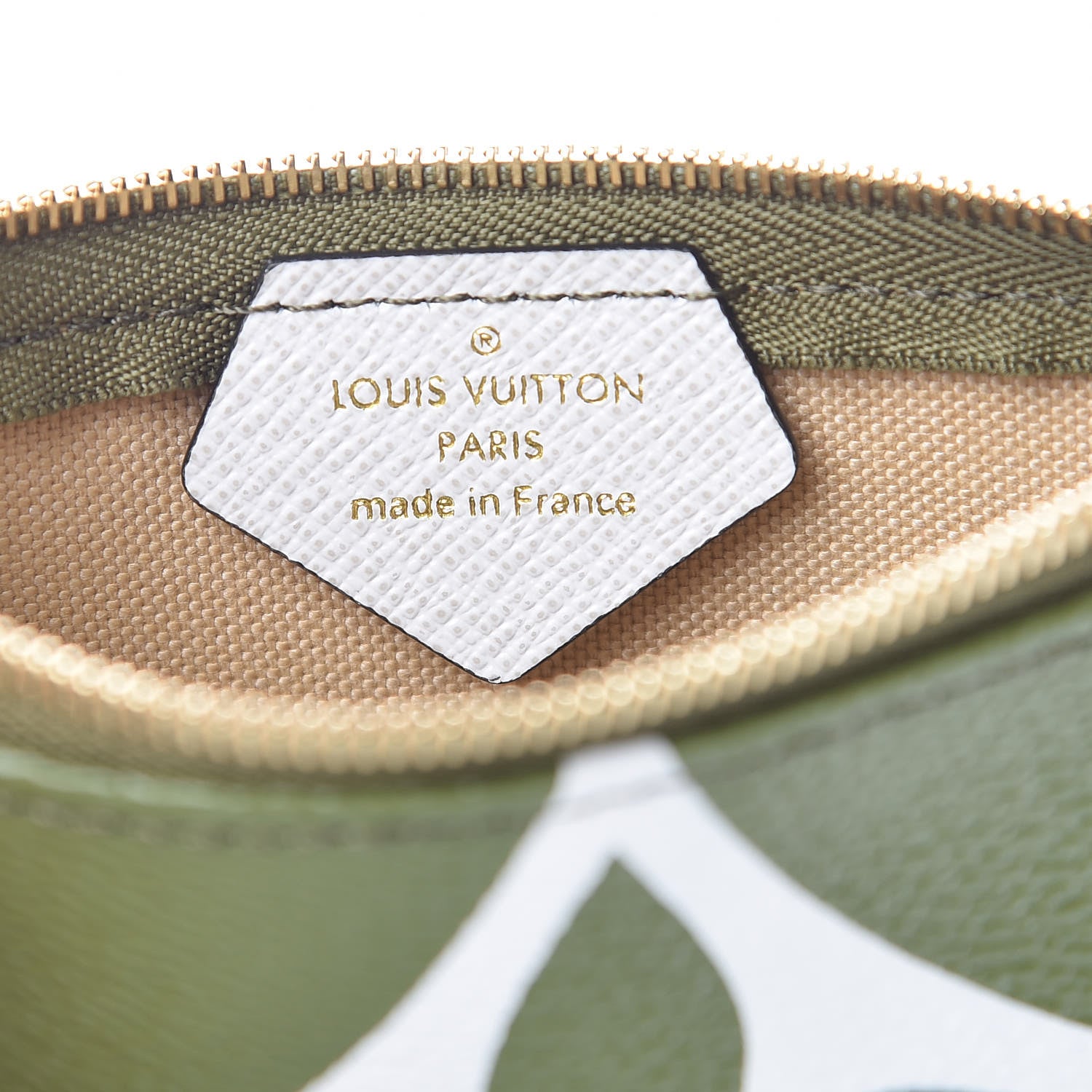 Louis Vuitton Monogram Giant Micro Pochette Accessories Kaki White 6 of 8
