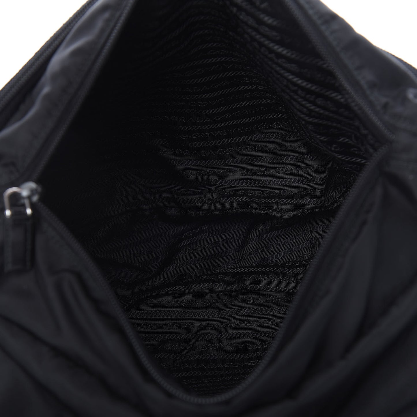 Nylon Vela Messenger Bag Black