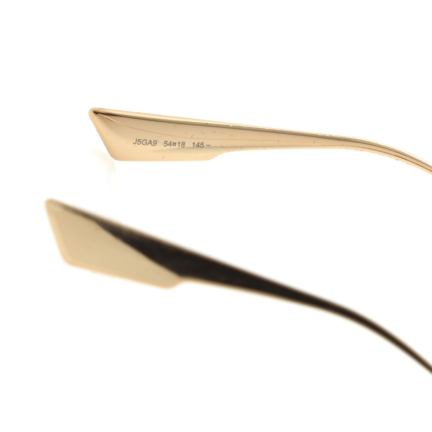 Metal Stellaire 1 Square Sunglasses Gold