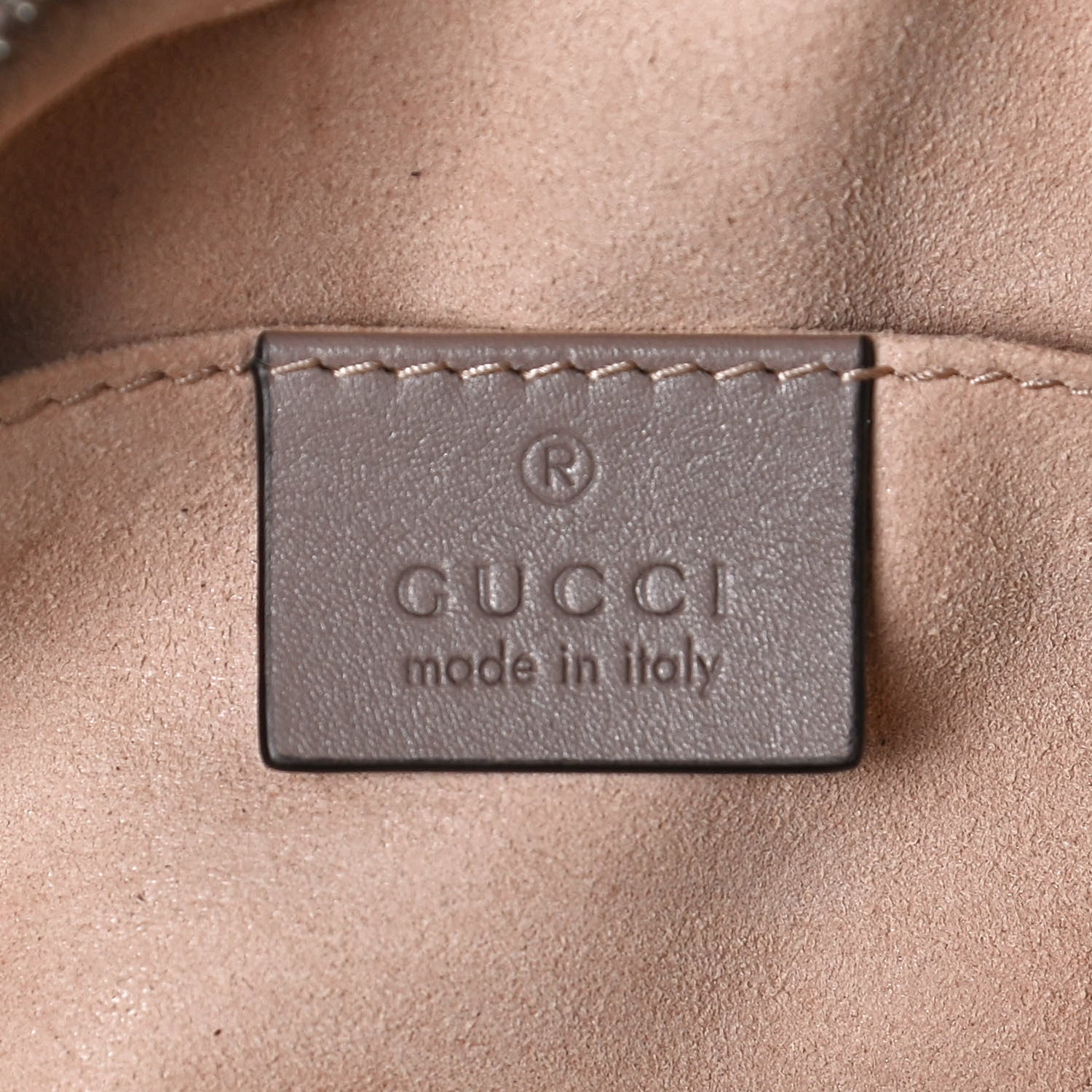 Gucci Calfskin Matelasse GG Marmont Belt Bag 95 38 Porcelain Rose 5 of 9