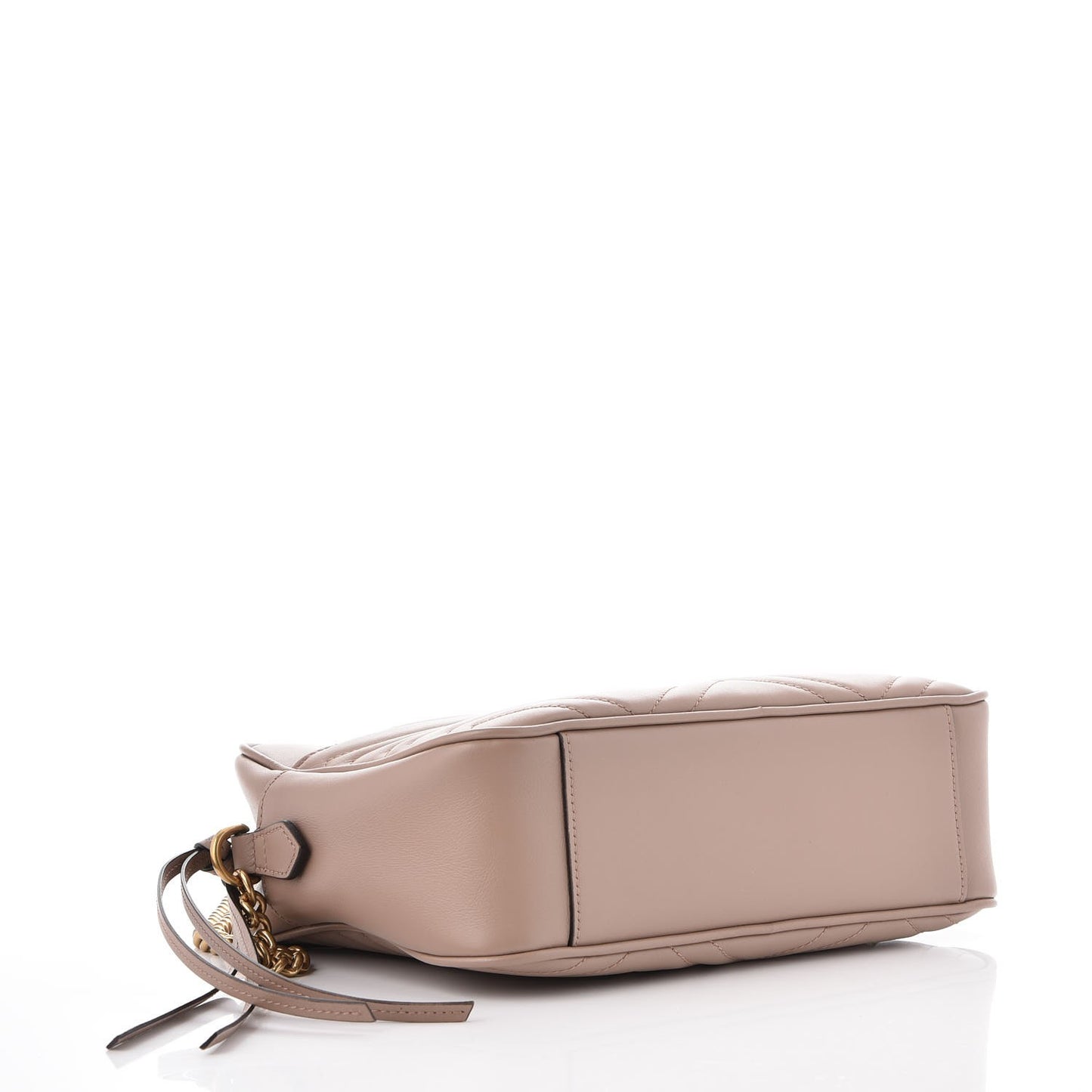 Calfskin Matelasse Medium GG Marmont Chain Shoulder Bag Porcelain Rose