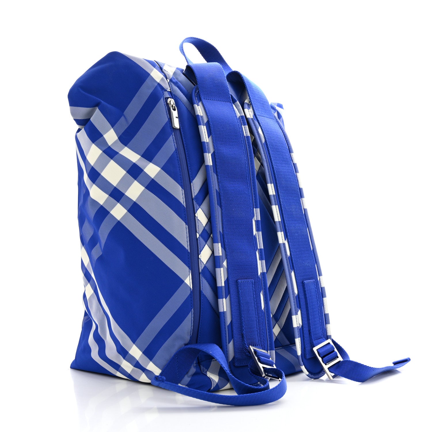 Burberry Nylon Nova Check Roll Backpack Knight 3 of 10