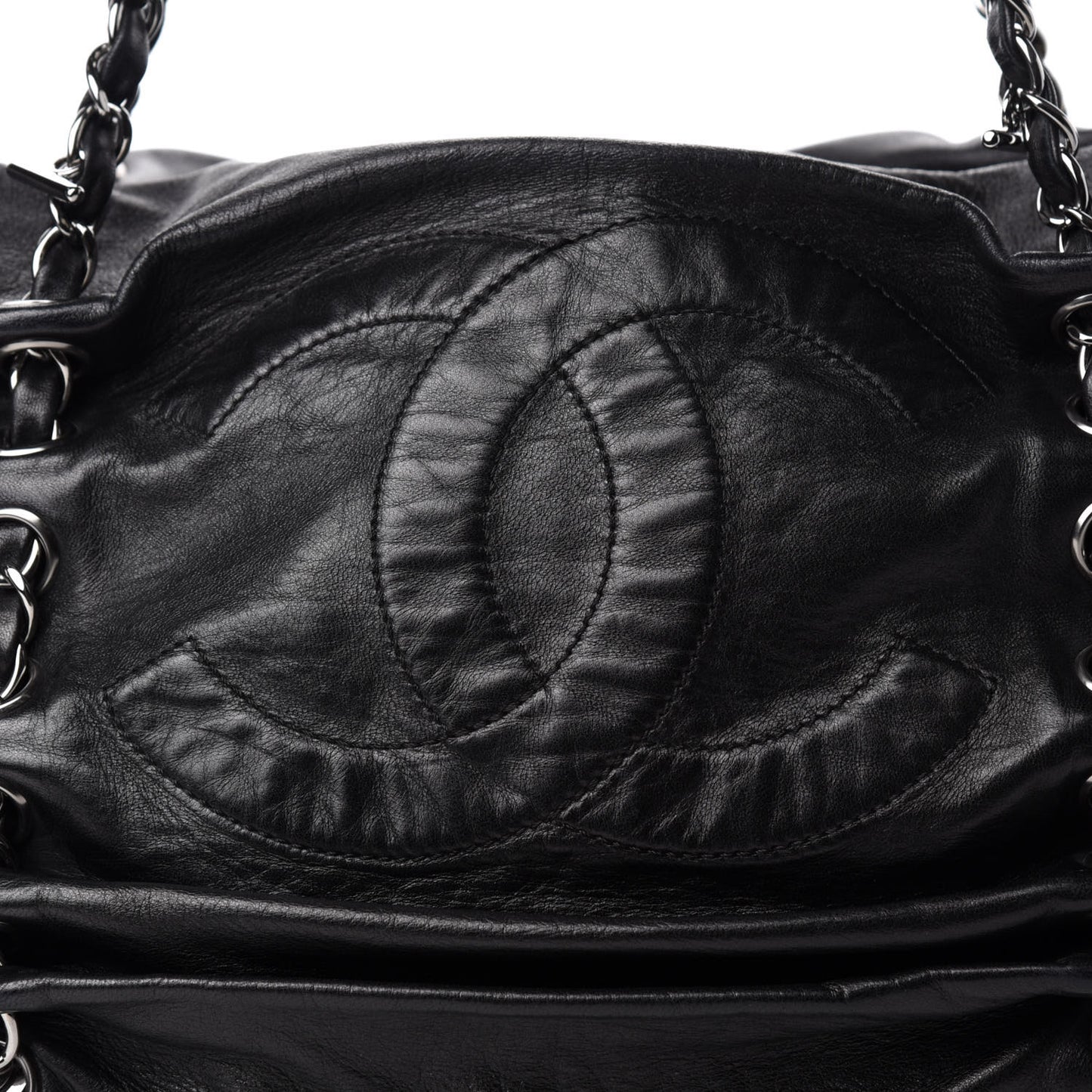 Calfskin Timeless Chain Tote Black