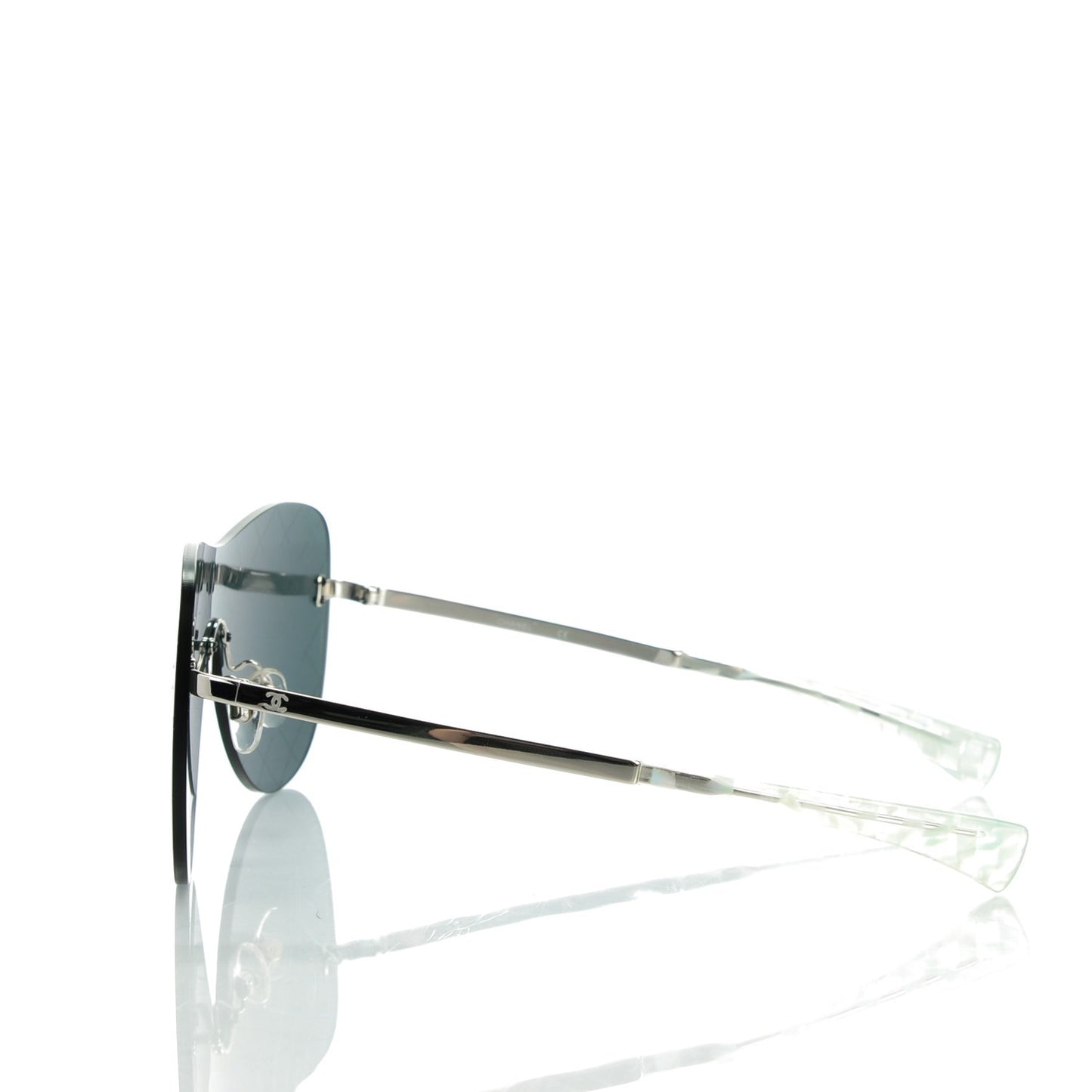Shield Runway Sunglasses 2747 Silver Grey