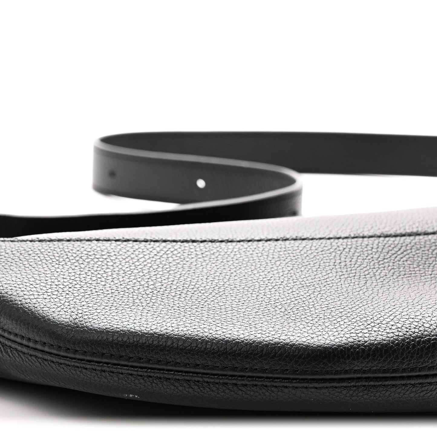 Grained Calfskin Jouve Bag Black