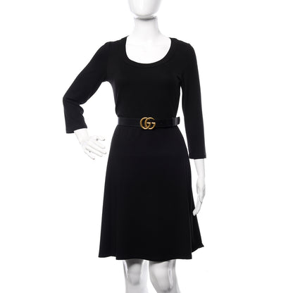 Gucci Calfskin Double G 30mm Belt 100 40 Black 2 of 7
