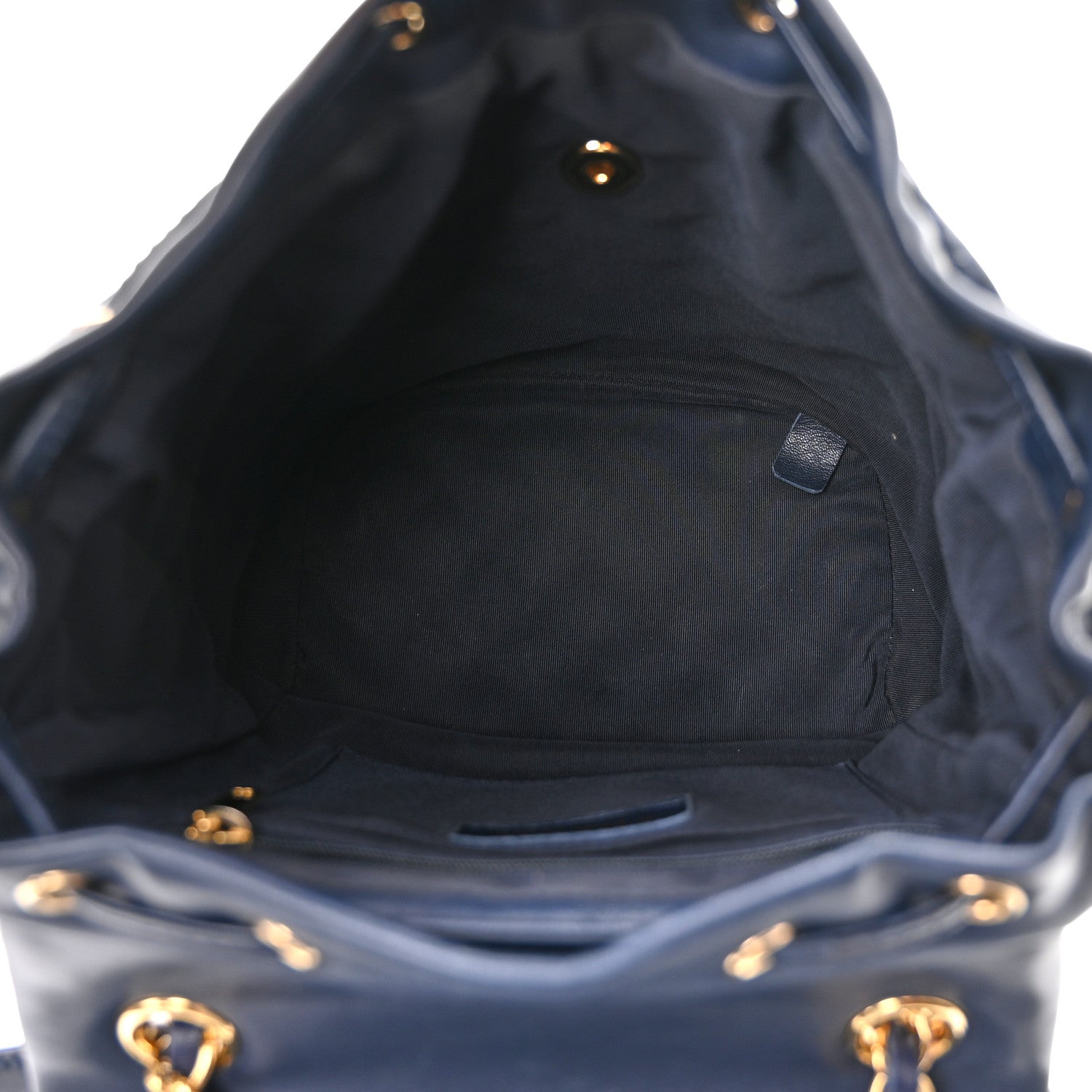 Chanel Lambskin Quilted Small Urban Spirit Backpack Navy 5 of 10