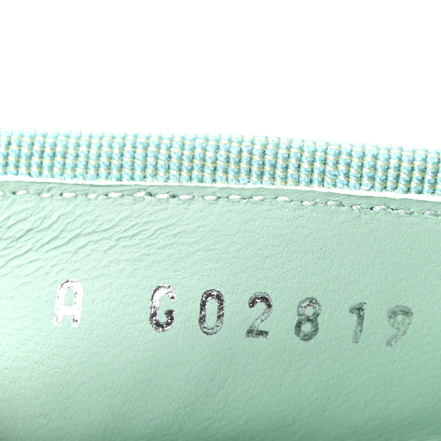 Chanel Lambskin CC Cap Toe Ballerina Flats 37 Light Green White 9 of 10