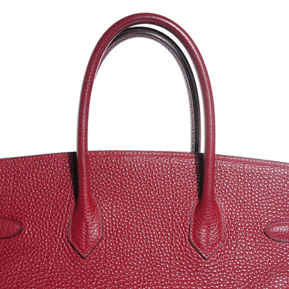 Hermes Fjord Birkin 35 Rouge H 18 of 27