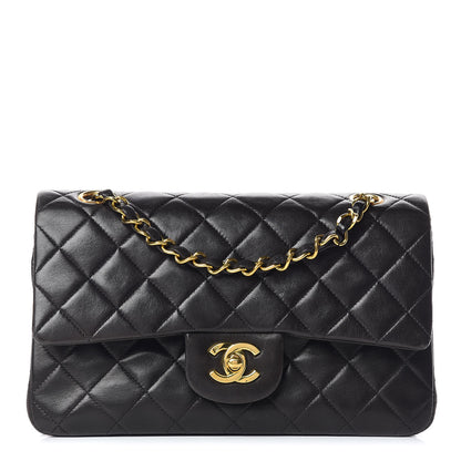 Chanel Lambskin Quilted Small Double Flap Black 1 of 18